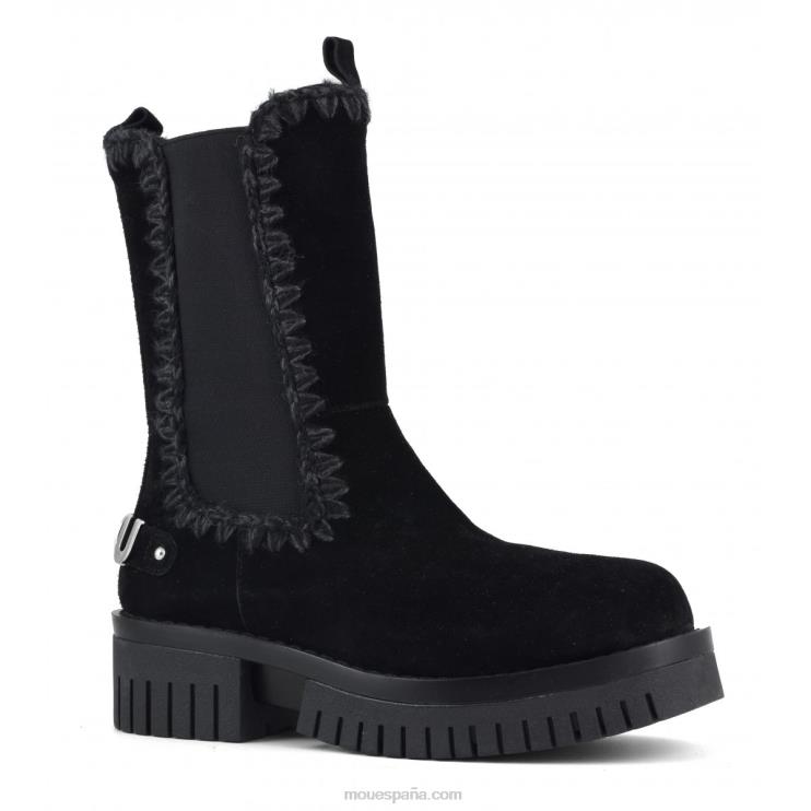 mujer esquimal combate alto Mou NN6RX348 negro