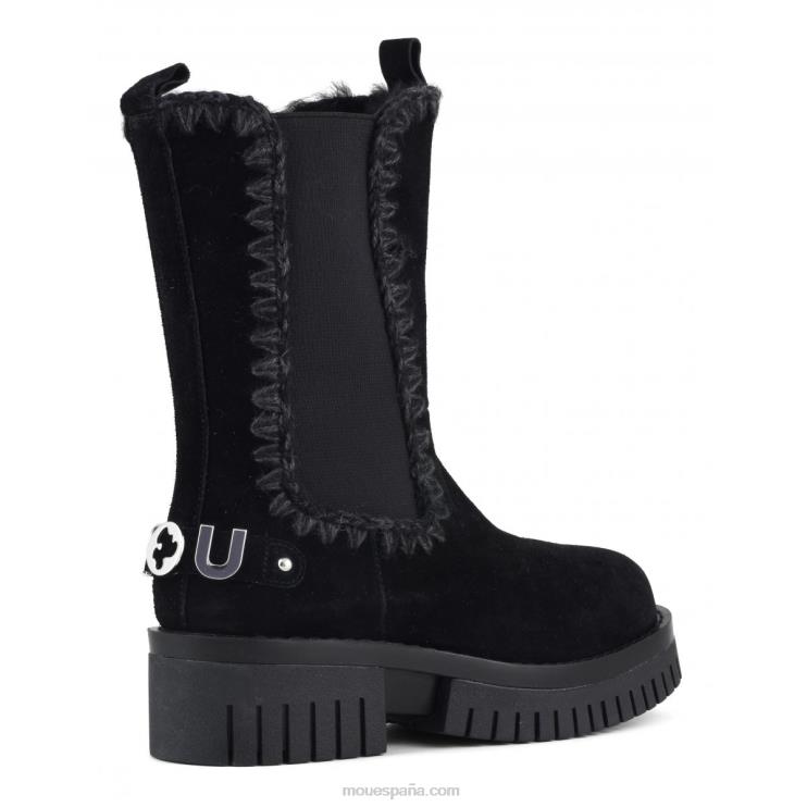 mujer esquimal combate alto Mou NN6RX348 negro