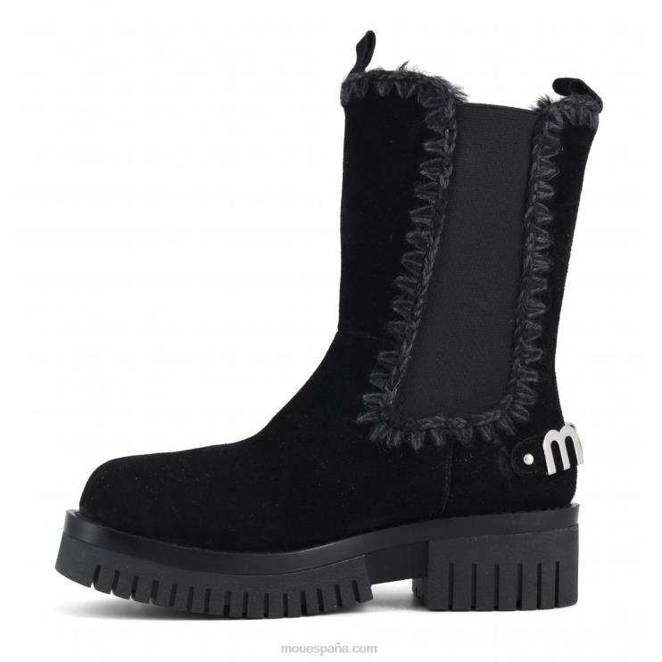 mujer esquimal combate alto Mou NN6RX348 negro