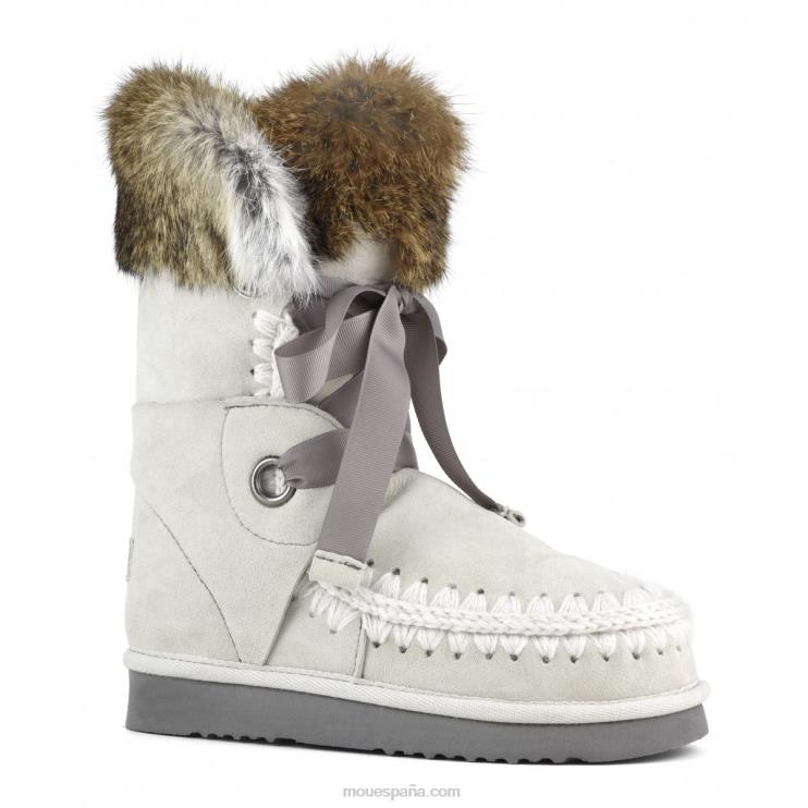 mujer esquimal encaje y piel Mou NN6RX309 abedul de plata