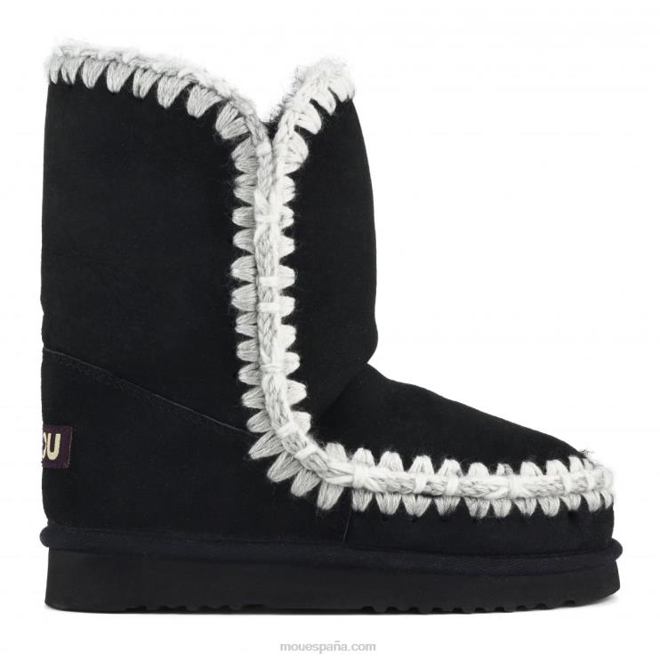mujer pespunte esquimal Mou NN6RX302 negro