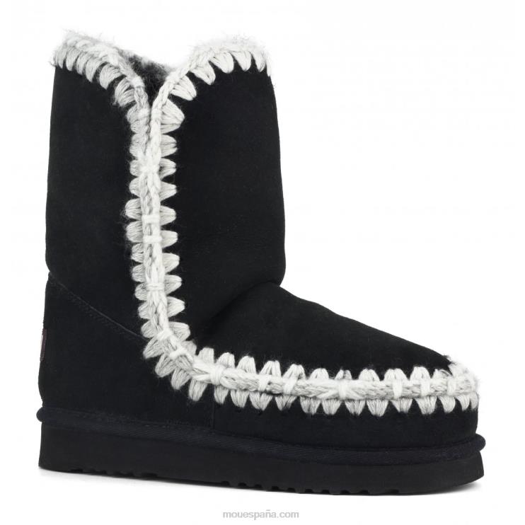 mujer pespunte esquimal Mou NN6RX302 negro
