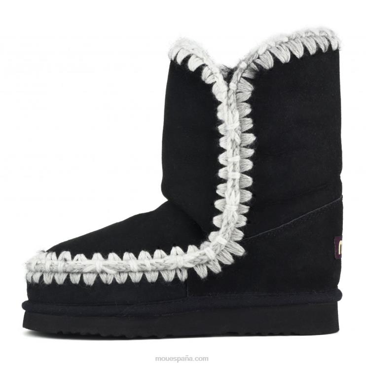 mujer pespunte esquimal Mou NN6RX302 negro