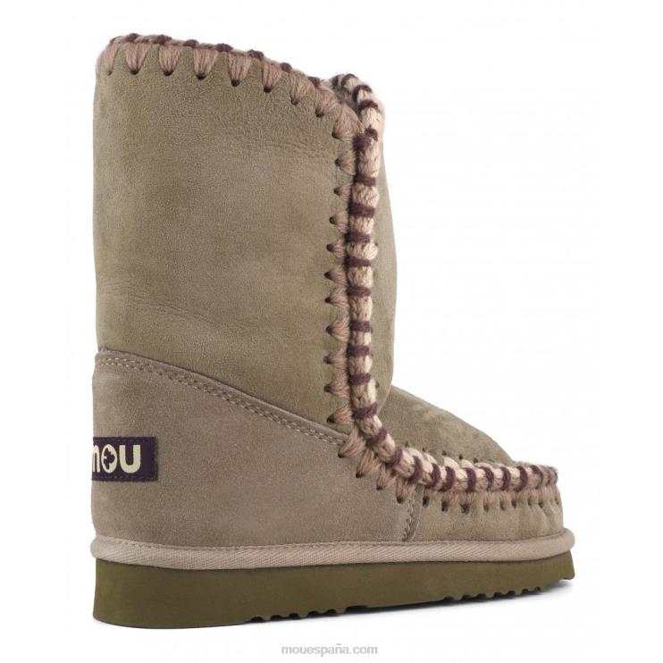 mujer pespunte esquimal Mou NN6RX303 elefante gris