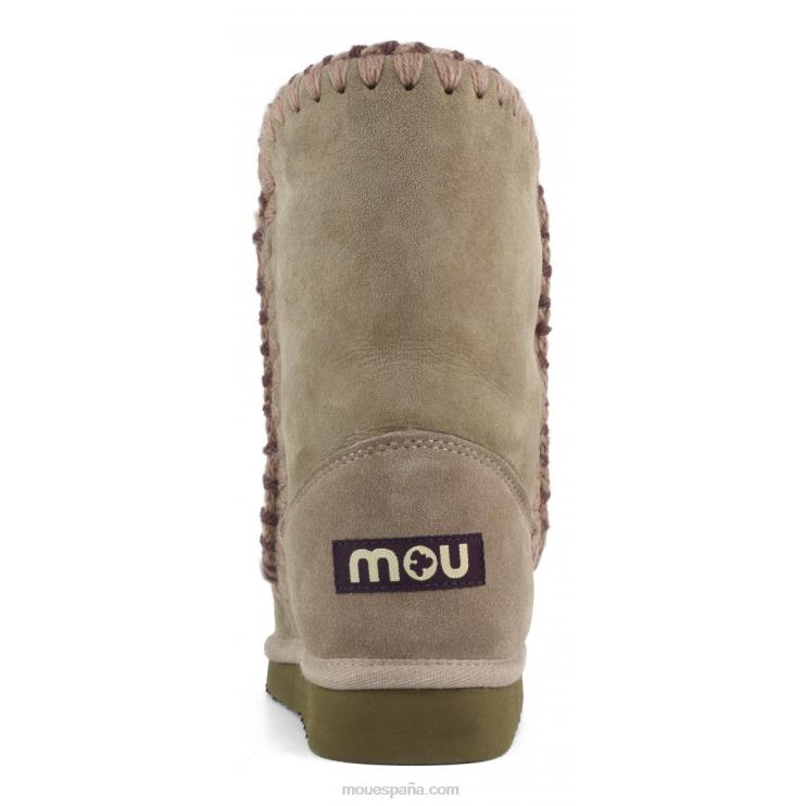 mujer pespunte esquimal Mou NN6RX303 elefante gris