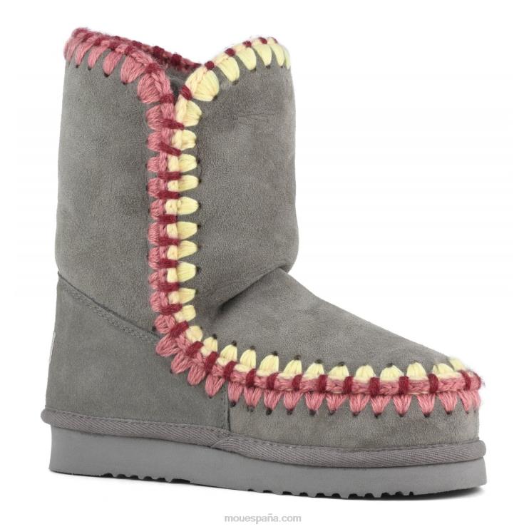 mujer pespunte esquimal Mou NN6RX304 nuevo gris