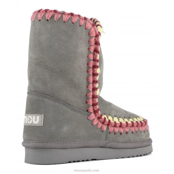 mujer pespunte esquimal Mou NN6RX304 nuevo gris