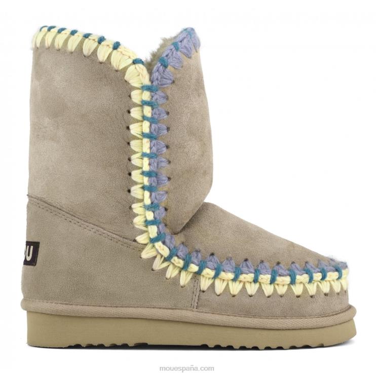 mujer pespunte esquimal Mou NN6RX305 camello