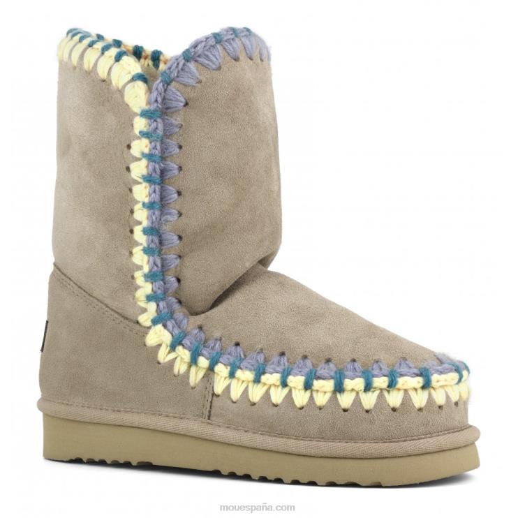 mujer pespunte esquimal Mou NN6RX305 camello