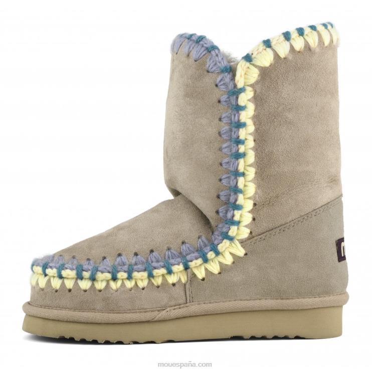 mujer pespunte esquimal Mou NN6RX305 camello