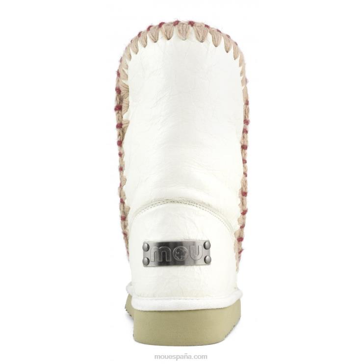 mujer pespunte esquimal Mou NN6RX306 blanco ceroso