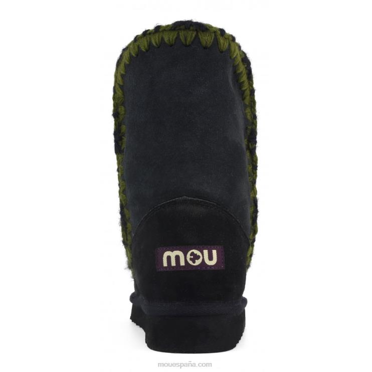 mujer pespunte esquimal Mou NN6RX311 negro