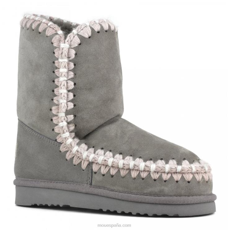 mujer pespunte esquimal Mou NN6RX313 nuevo gris
