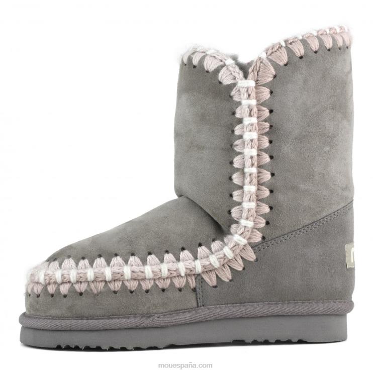 mujer pespunte esquimal Mou NN6RX313 nuevo gris