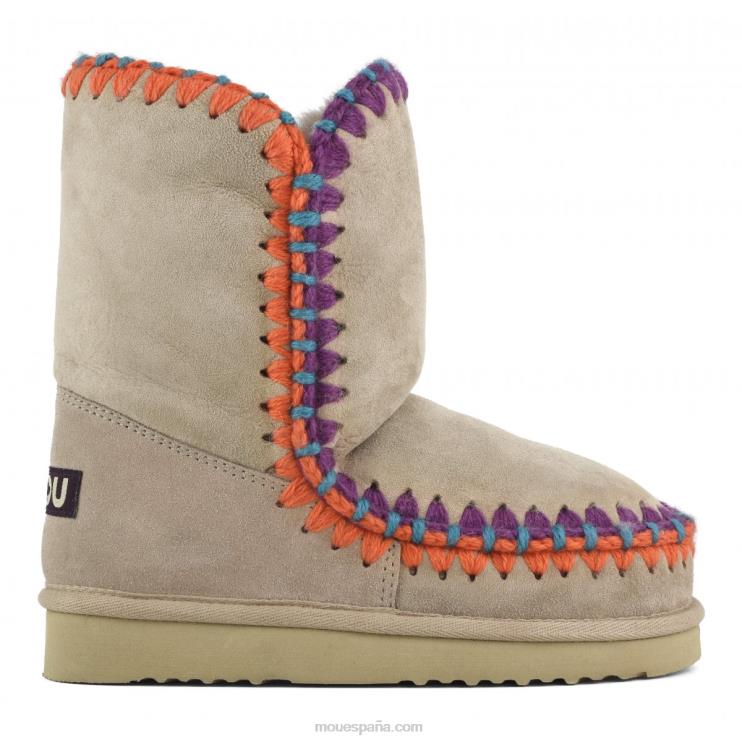 mujer pespunte esquimal Mou NN6RX314 camello