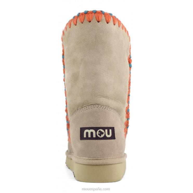 mujer pespunte esquimal Mou NN6RX314 camello