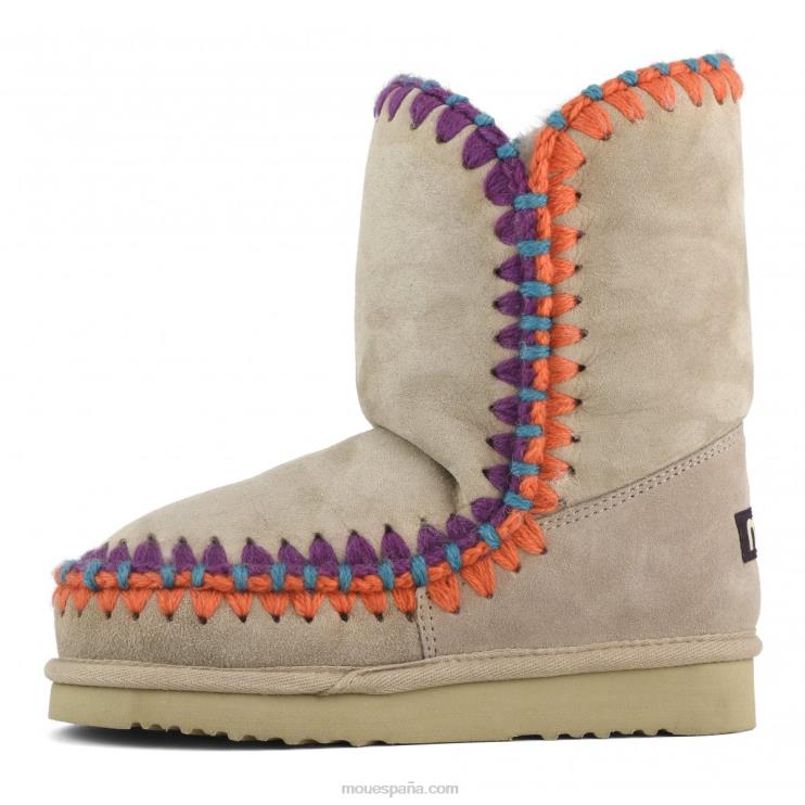 mujer pespunte esquimal Mou NN6RX314 camello