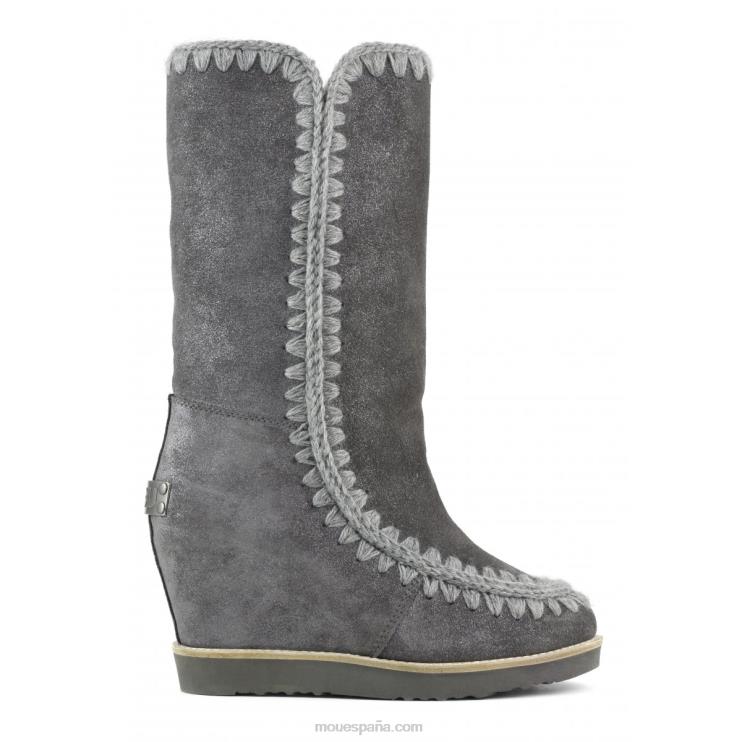 mujer cuña de punta francesa alta Mou NN6RX579 polvo de hierro