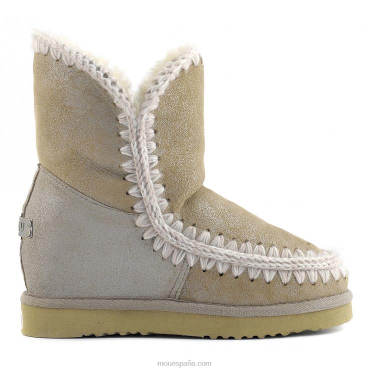 mujer cuña interior esquimal corta Mou NN6RX538 piedra metalica