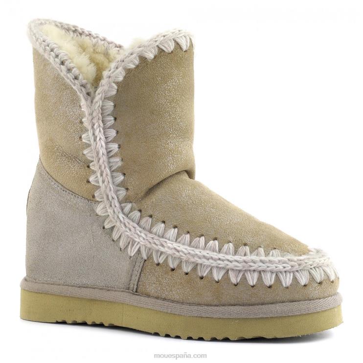 mujer cuña interior esquimal corta Mou NN6RX538 piedra metalica