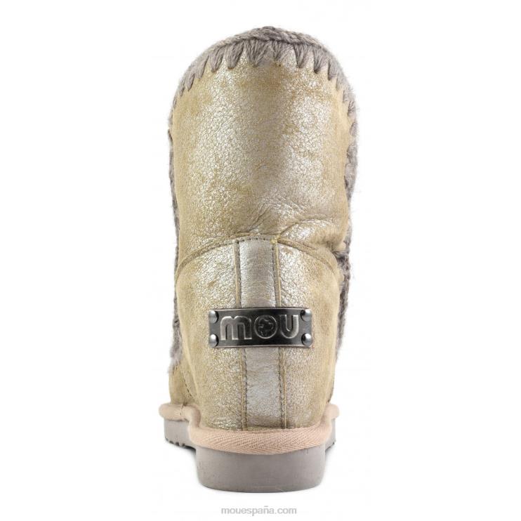 mujer cuña interior esquimal corta Mou NN6RX540 camello de polvo