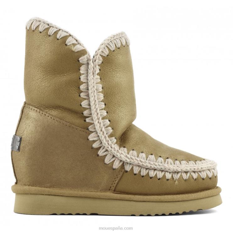 mujer cuña interior esquimal corta Mou NN6RX542 polvo de tabaco