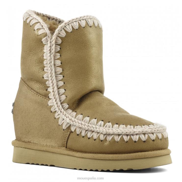 mujer cuña interior esquimal corta Mou NN6RX542 polvo de tabaco