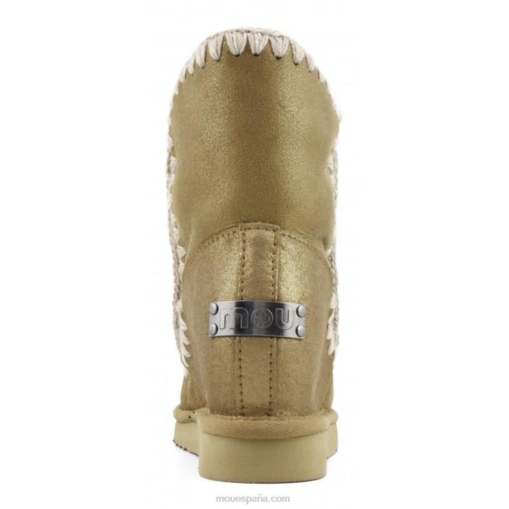 mujer cuña interior esquimal corta Mou NN6RX542 polvo de tabaco