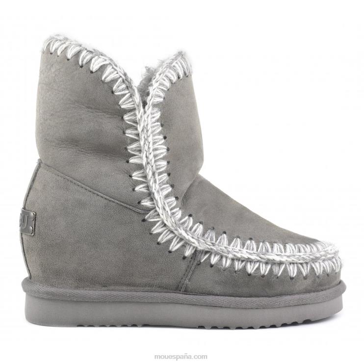 mujer cuña interior esquimal corta Mou NN6RX548 nuevo gris