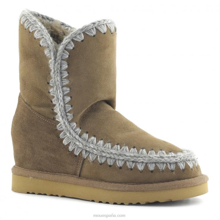 mujer cuña interior esquimal corta Mou NN6RX549 piedra oscura