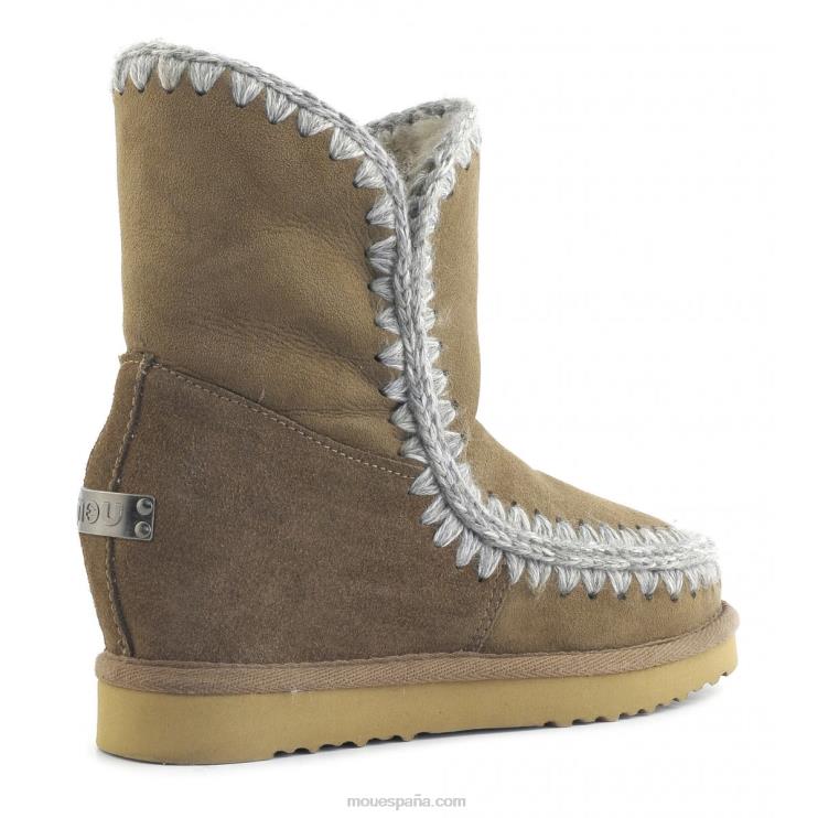 mujer cuña interior esquimal corta Mou NN6RX549 piedra oscura