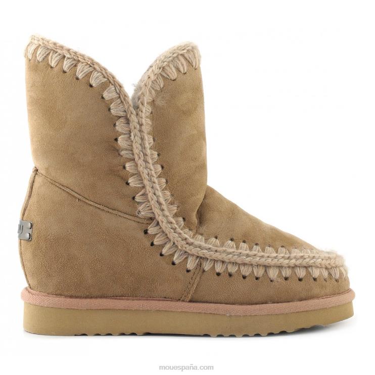 mujer cuña interior esquimal corta Mou NN6RX550 camello