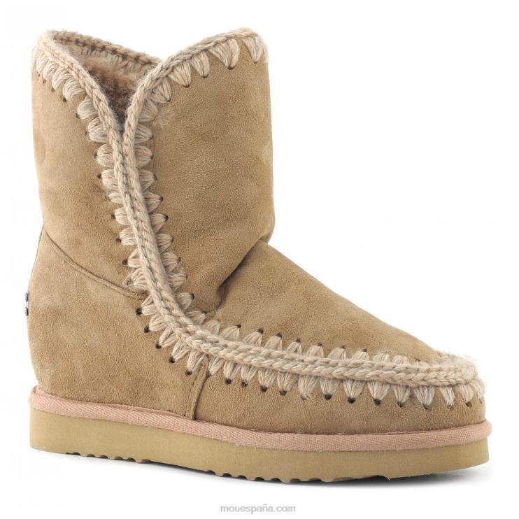 mujer cuña interior esquimal corta Mou NN6RX550 camello