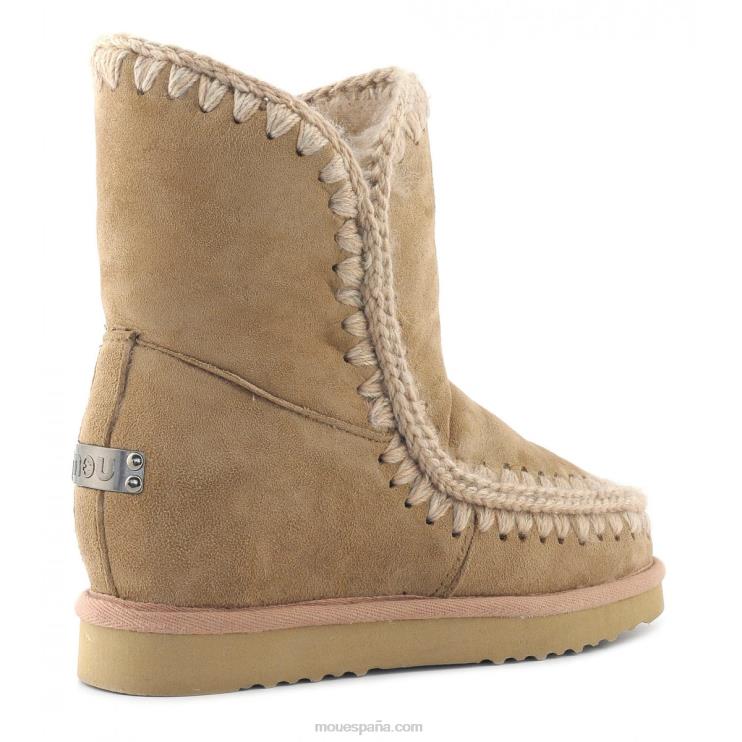 mujer cuña interior esquimal corta Mou NN6RX550 camello