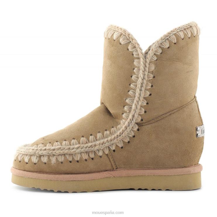 mujer cuña interior esquimal corta Mou NN6RX550 camello