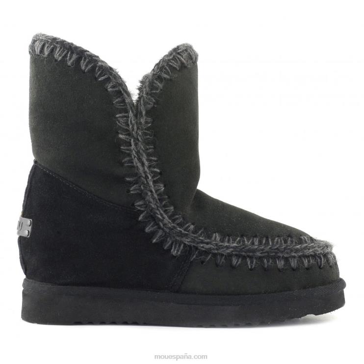 mujer cuña interior esquimal corta Mou NN6RX551 negro