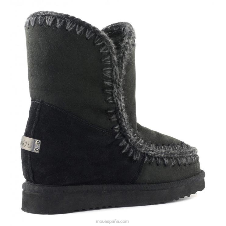 mujer cuña interior esquimal corta Mou NN6RX551 negro