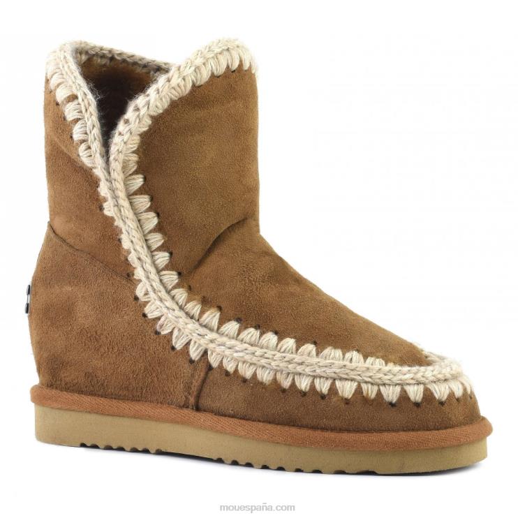 mujer cuña interior esquimal corta Mou NN6RX552 coñac