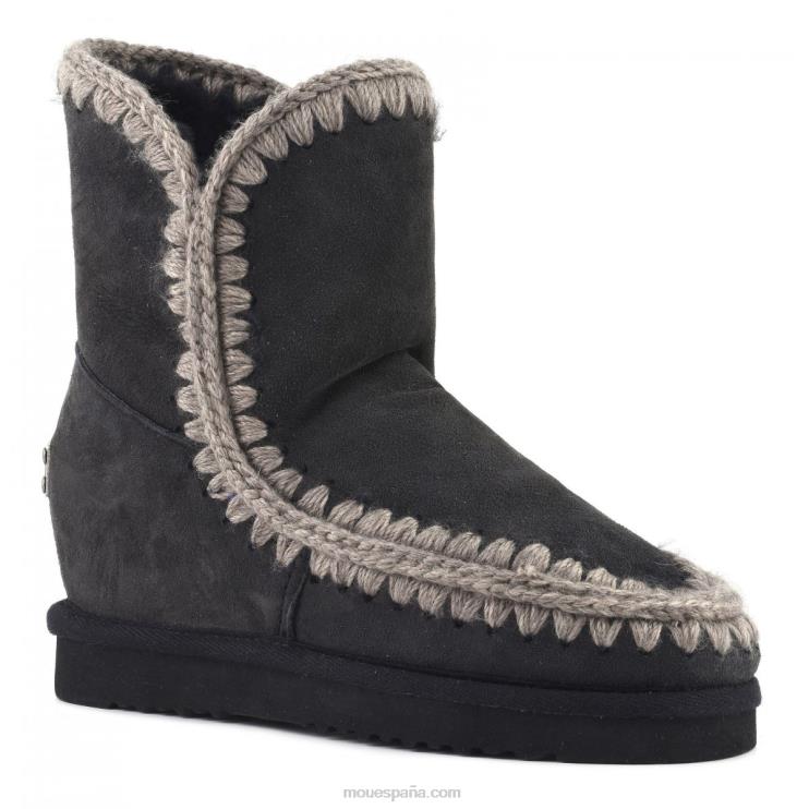 mujer cuña interior esquimal corta Mou NN6RX553 apagado negro