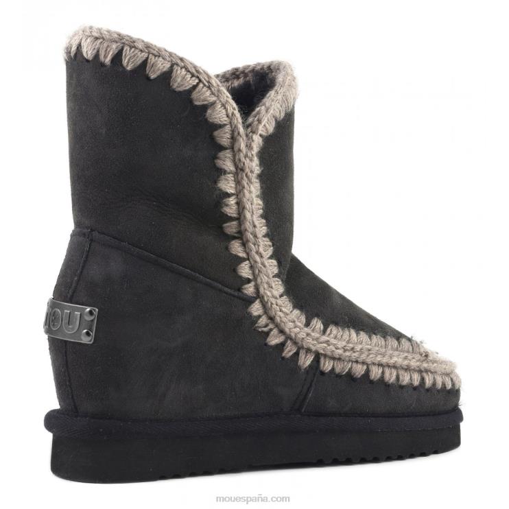 mujer cuña interior esquimal corta Mou NN6RX553 apagado negro