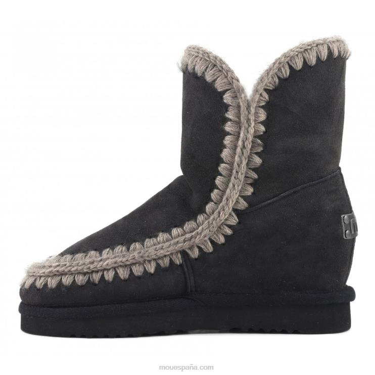 mujer cuña interior esquimal corta Mou NN6RX553 apagado negro