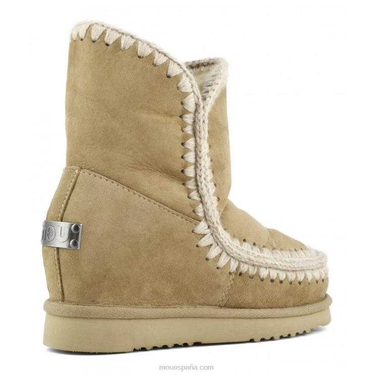 mujer cuña interior esquimal corta Mou NN6RX555 tabaco