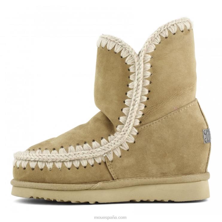 mujer cuña interior esquimal corta Mou NN6RX555 tabaco