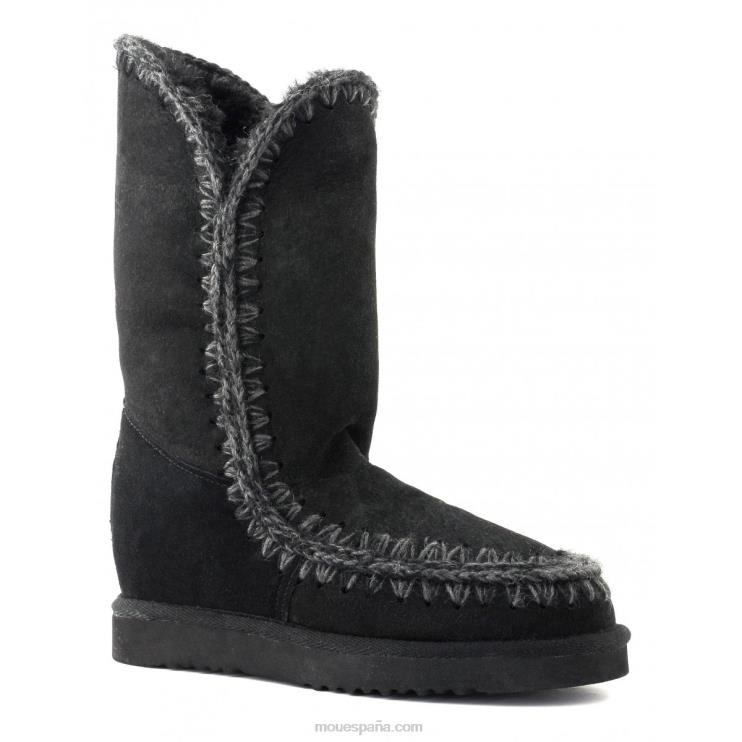 mujer cuña interna esquimal alta Mou NN6RX566 negro