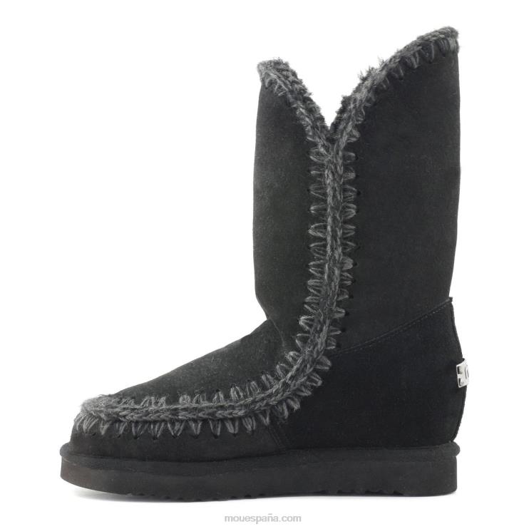 mujer cuña interna esquimal alta Mou NN6RX566 negro
