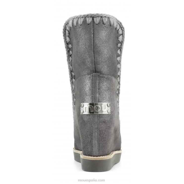 mujer shorts con puntera francesa Mou NN6RX568 polvo de hierro