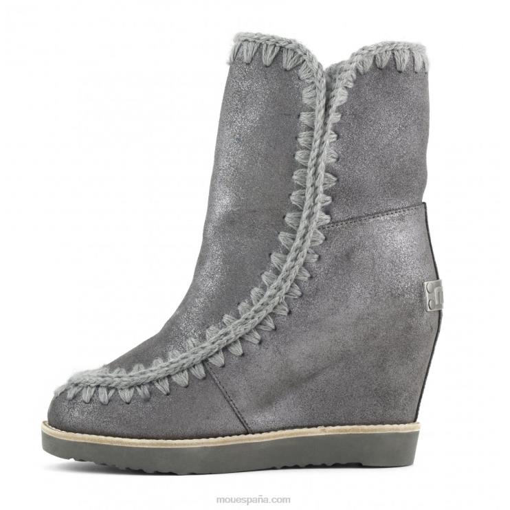 mujer shorts con puntera francesa Mou NN6RX568 polvo de hierro