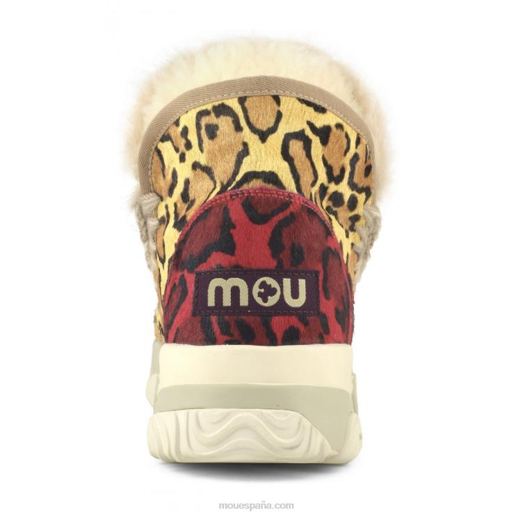 mujer Entrenador esquimal piel de caballo mixta Mou NN6RX687 cebra negro blanco