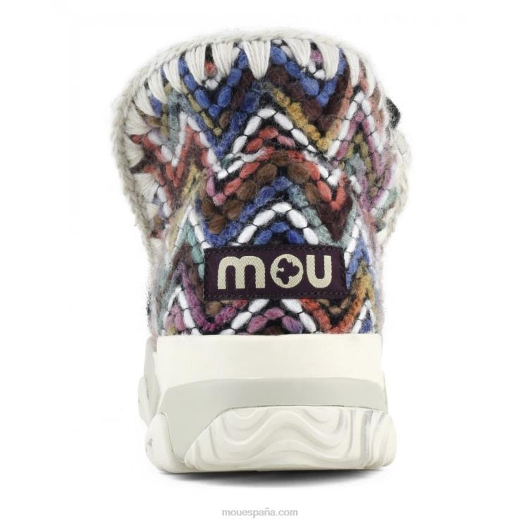 mujer entrenador esquimal de lana Mou NN6RX700 mezcla de lana rosa