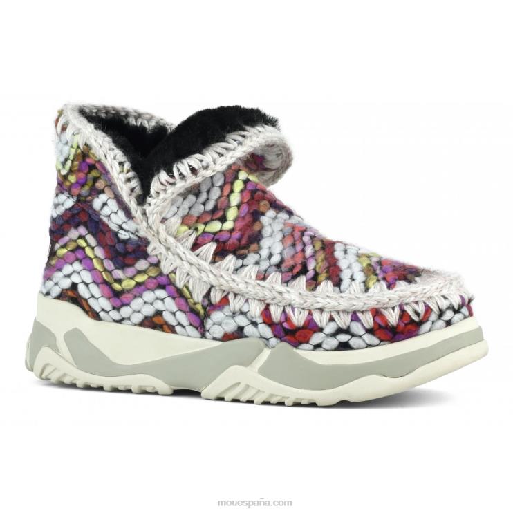 mujer entrenador esquimal de lana Mou NN6RX701 mezcla de lana pastel